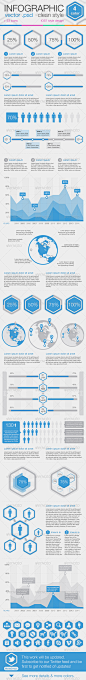 Infographic clean style - Infographics 