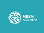 MEEM Kids Wear Logo Design in arabic calligraphy