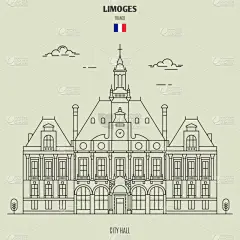 利摩日,曼哈顿金融区,欧洲,名声,建筑外部,房屋,法国,城镇,直的,好奇心