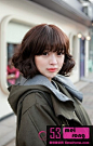 学韩国美女扮甜美 短发风情赛过长发