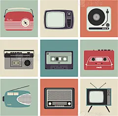 Retro Radio, TV and Other Electronic Equipment