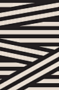 GRAPHIC NOISE The legacy of Bauhaus lives on in graphic black, white and grey / Splicing stripes / Dark, surreal feel with heavy, imposing shadows / Stripes break out into loose, wavy lines / Maze of graphic lines / Stripes also built into 3-D type to cre