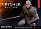 Witcher 3 Geralt - Prime1 Studio Statue, Alvaro Ribeiro : This is the Geralt statue I did for Prime1 Studio.

I worked on files provided by CD Projekt RED, so my job was to transform Geralt into a statue. I was responsible for posing, designing and sculpt