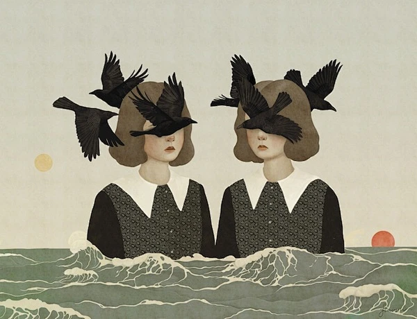 韩国插画师 Jiwoon PAK。 ​​​​