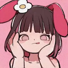 2020手绘女生头像可爱呆萌 qq手绘女头像卡通版-腾牛个性网