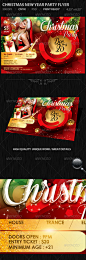 Christmas New Year Party Flyer - GraphicRiver Item for Sale