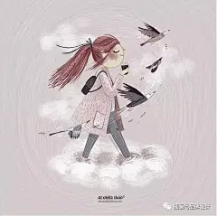 插画丨她是插画师也是模特，把365天过的像个森女，画出来让我羡慕不行
