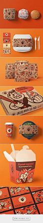 Mama Mafia #Takeout #food#包装由Dima Je设计 -  http://www.packagingoftheworld.com/2015/07/mama-mafia.html