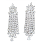 Platinum Diamond  Earrings