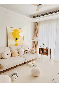 揽月 北欧ins人物插画现代客厅沙发背景墙装饰画小清新治愈系挂画-tmall.com天猫