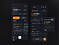Crypto Currency Wallet  card crypto wallet trading app tokens dark trade nft blockchain clean uikit ui design btc wallet crypto bitcoin swap exchange