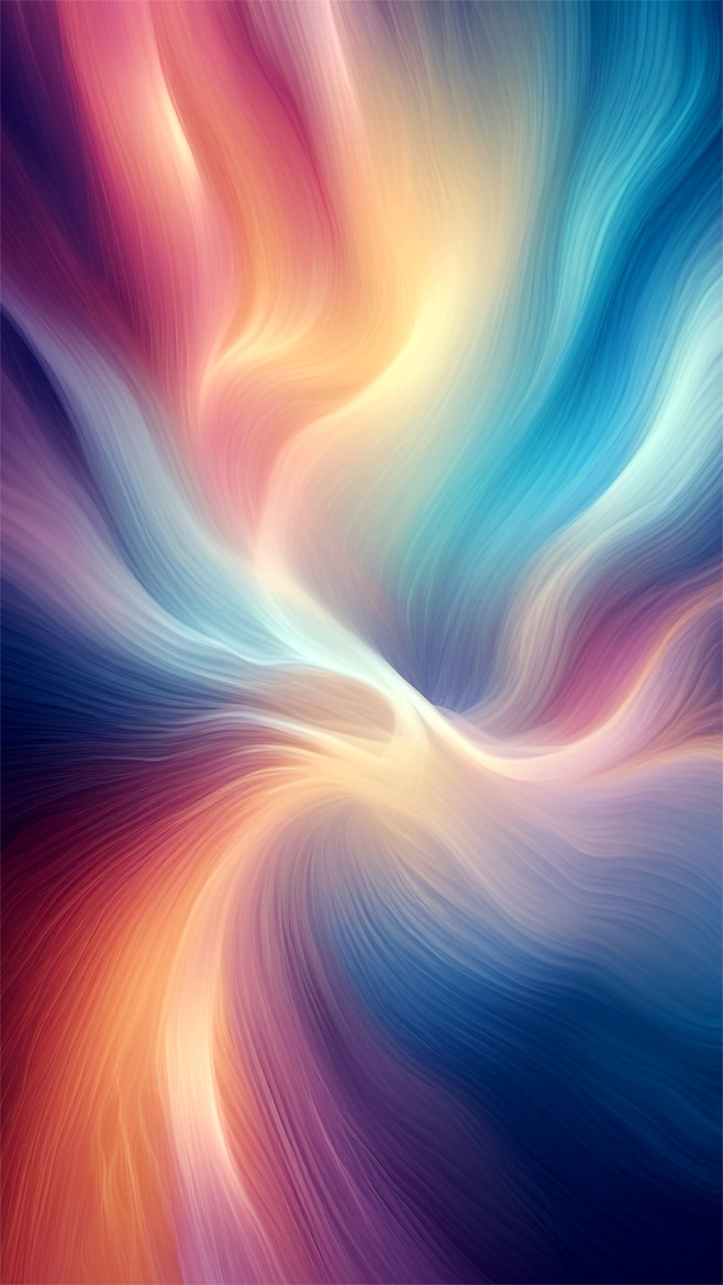 数字艺术炫彩极光背景