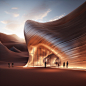 AI arabian desert museum