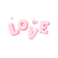 花瓣素材_可爱清新love插画元素贴纸_187727822