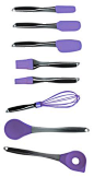 Silicone utensil set /purple