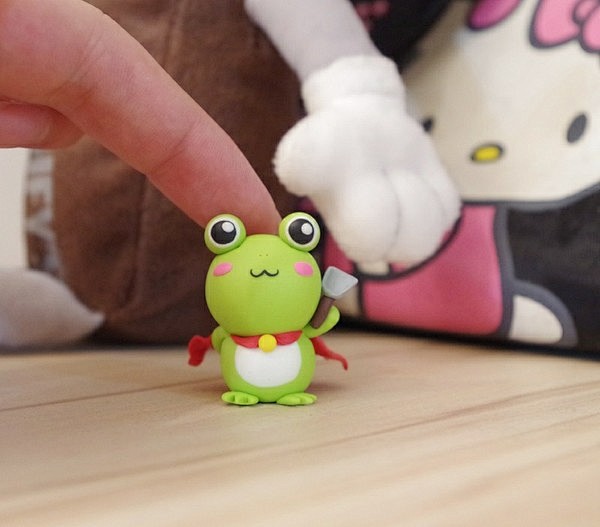 小青蛙软陶制作 本人新开了微信平台请关注...