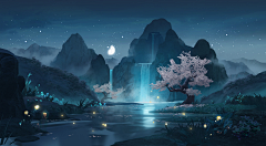 花菜牛采集到场景