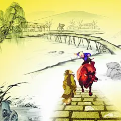 问路的人物与牧童 问路的人物与牧童图片素材下载 高清背景 背景 设计图片 免费下载 页面网页 平面电商 创意素材