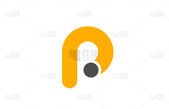 letter p logo alphab...