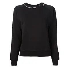 SAINT LAURENT PARIS SLP圣罗兰 女领口拉链黑卫衣 - Saint Laurent Paris