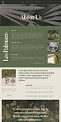 Les Palmiers Squarespace Website Template