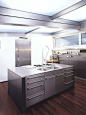 开放式现代风格厨房图片