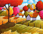 Fall Farm ~ Cathy Horvath Buchanan