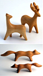 Wood animals at Rompstore.com