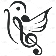 手绘-音符元素贴纸SVG-9