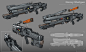 Heavy Shotgun - MAPR-12, Bernard Chan : Personal work. <br/>Always liked the idea of a oversized piston pumping back and forth as the gun cycles. It'd give you one hell of a garand thumb though. =)<br/>Blockout and animation test done in 3dsMa