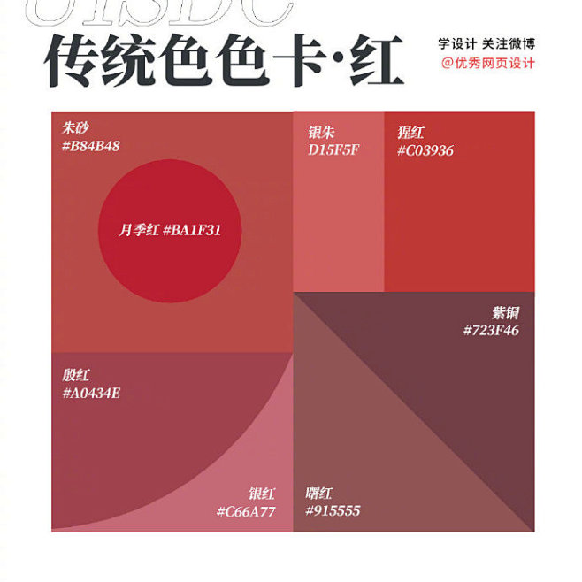 9 个国风常用传统色色卡 ~ ​​​

...
