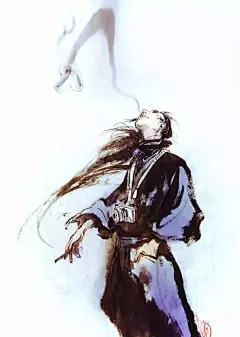 一个21岁小姑娘的画，让我看到了中国风漫画的新未来…… : 痴迷传统文化的她，用水墨和水彩相结合的方式作画，渲染出糅杂传统与现代之美的作品…