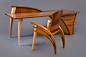 Shapely Wood Furniture - Sculptural Elements Echo Natural Influences in Seth Rolland's Designs (GALLERY)