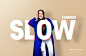 SLOW服装广告Banner海报设计韩国素材 –  