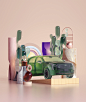 c4d#汽车