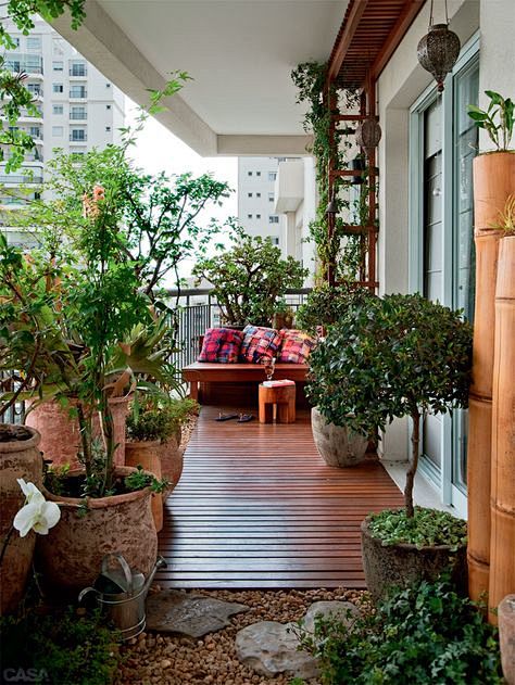 【庭院装饰】用绿植装扮阳台
