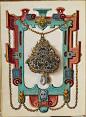 这本“珠宝书”是由Hans Mielich 花费至少两年时间于1555年完成，内容包含关于70件文艺复时期珠宝首饰的100多张水粉羊皮卷手稿，文艺复兴时期珠宝的百科全书，属于当时的巴伐利亚安娜公爵夫人。