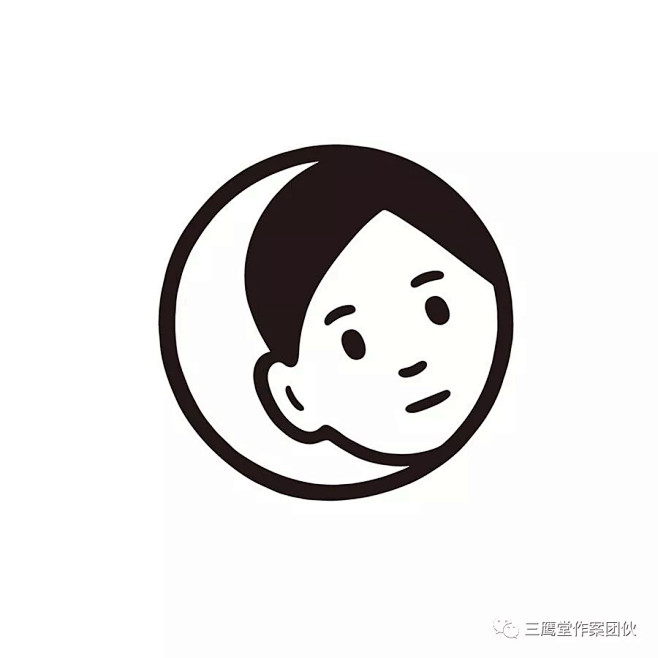 日本插画师Noritake的简约黑白简笔...