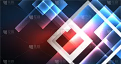 条纹,蓝色,正方形,霓虹灯,长方形,活力,几何形状,铬合金,传单,发光