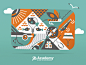 Academy giftcard fishing illustration kendrickkidd