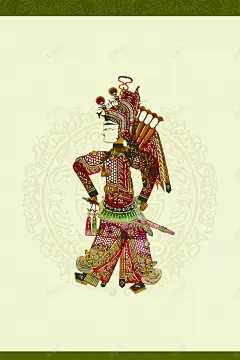 中国民间艺术皮影文化海报背景高清素材 网页 免费下载 页面网页 平面电商 创意素材