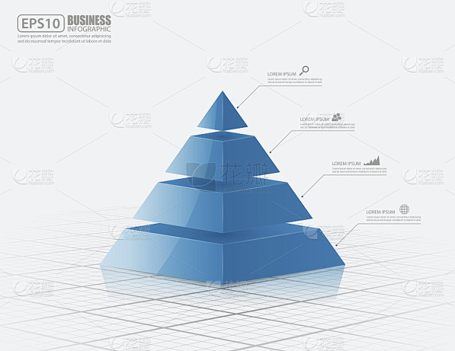 金字塔图,向量