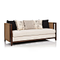 Hunter Timber Frame Rope Arm Sofa - Max Sparrow