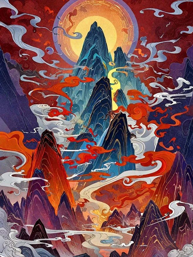 锦绣中华｜国风概念设计·山海神话系列一 - 小红书-花瓣网