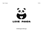 熊猫LOGO设计-字体传奇网（ZITICQ）