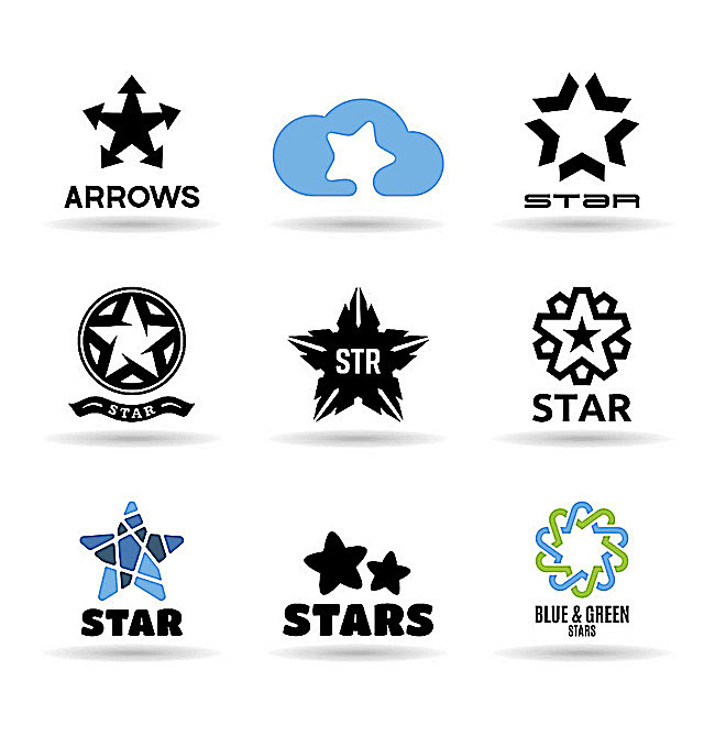五角星logo设计