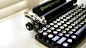 USB打字机造型键盘 Qwerkywriter