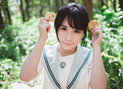 请叫我花仙zi采集到Beautiful girl