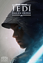 1_JEDI_ Fallen Order Deluxe Edition Box Art Thumbnail ideation and development thumbnails.，Jordan Lamarre-Wan 是《星球大战 绝地：陨落的武士团》的首席概念艺术家，负责角色设计、场景设计、艺术指导等工作。
