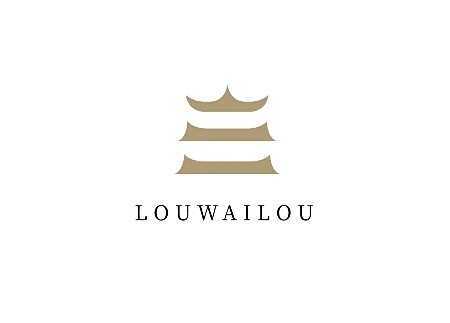 楼外楼logo标志 塔logo标志 地标logo标志-花瓣网